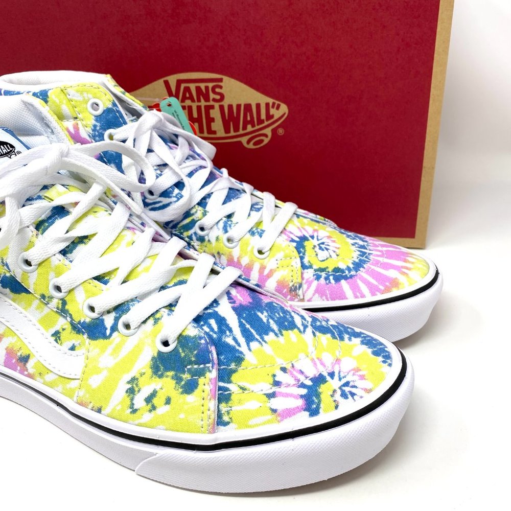 Vans COMFY CUSH Sk8-Hi Tie Orchid Canvas High Top Shoes SB Mens Size VN0A3WMB49L - Picture 6 of 9